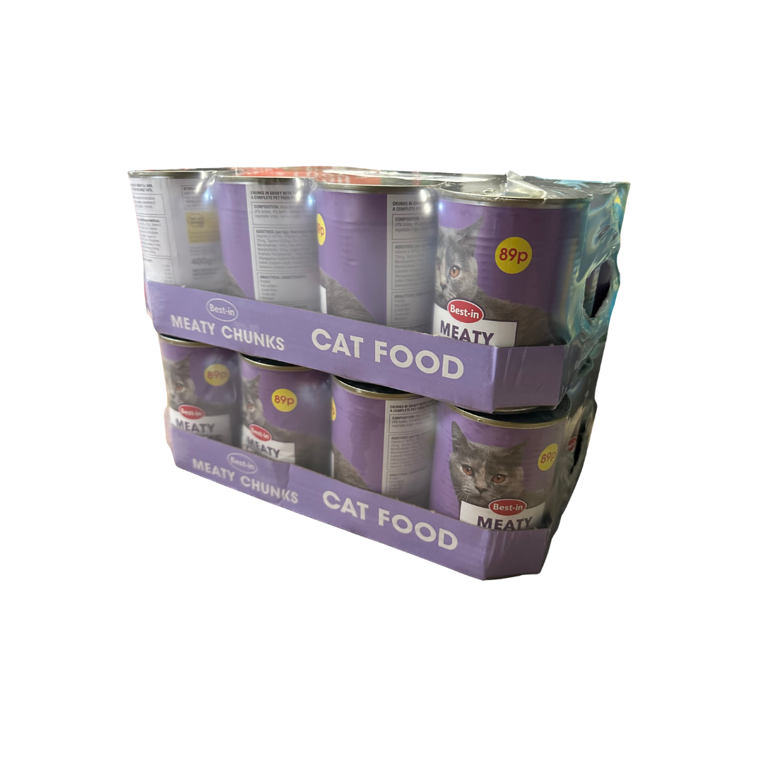 Meaty Chunks Cat Food Trays