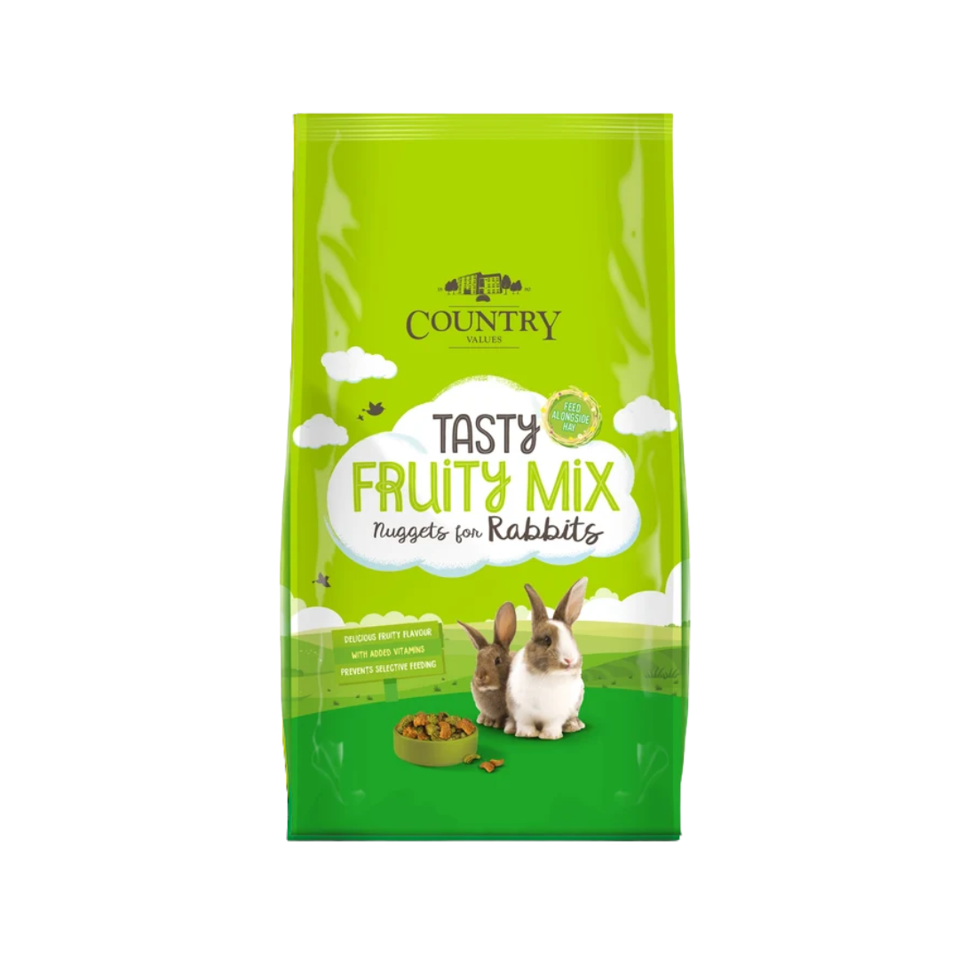 Country Value Tasty Fruity Mix Nuggets for Rabbits