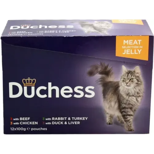 Duchess Meat selection in jelly pouches 12 pack