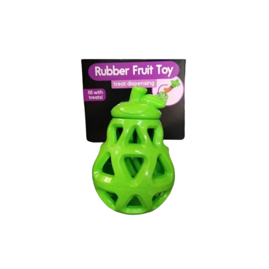 Rubber Fruit Toy Treat Dispenser