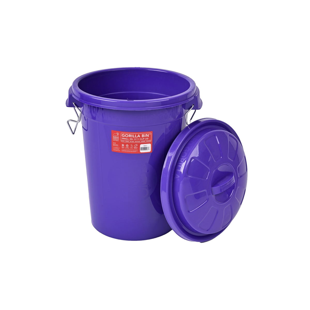 Gorilla Bin 50L with Clip Lid