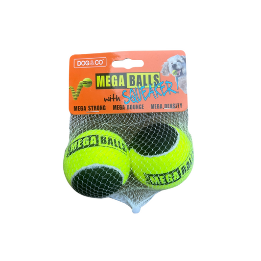 MEGABALLS with Squeaker - 2 pack
