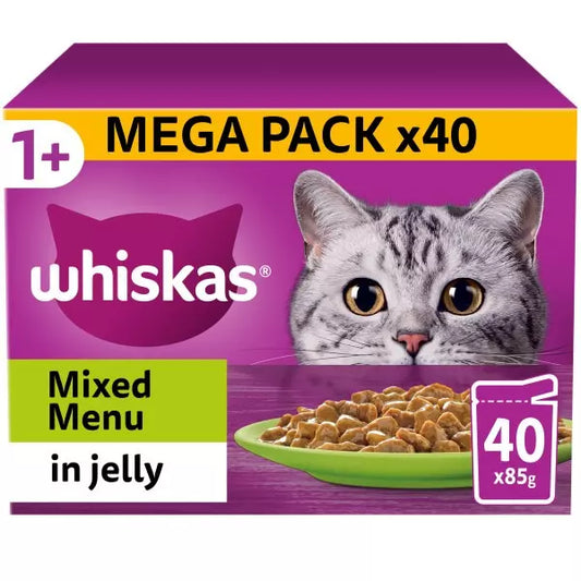 Whiskas Mixed Menu in Jelly 1 + 40pack