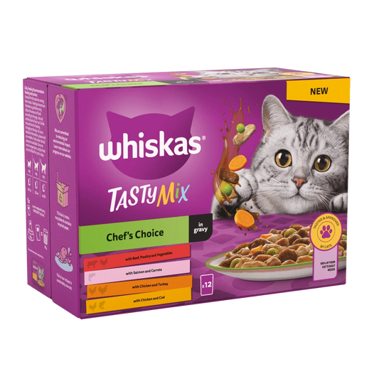Whiskas Tasty Mix in Gravy 12 pack