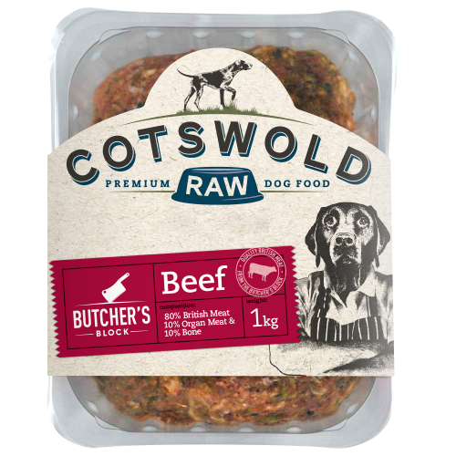Cotswold Raw Butchers Block - Beef 1kg