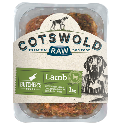 Cotswold Raw Butchers Block- Lamb 1kg