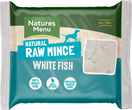 Natures Menu - raw mince white fish