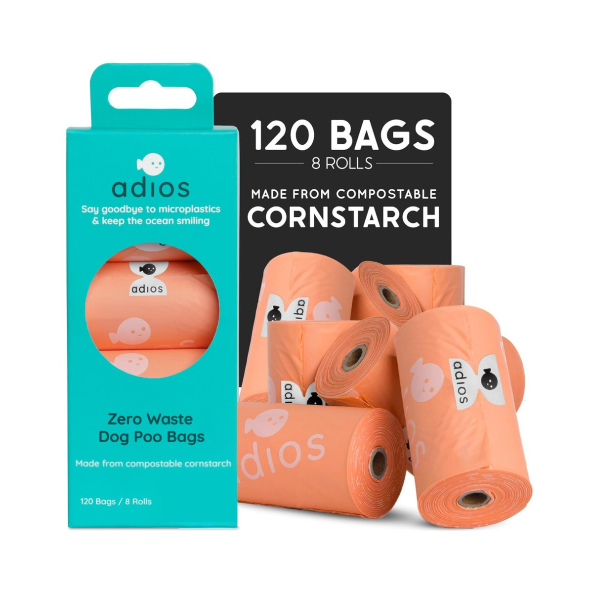 Adios Compostable Dog Poo Bags