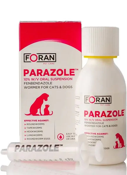 Foran Parazole Wormer for Cats and Dogs 100ml