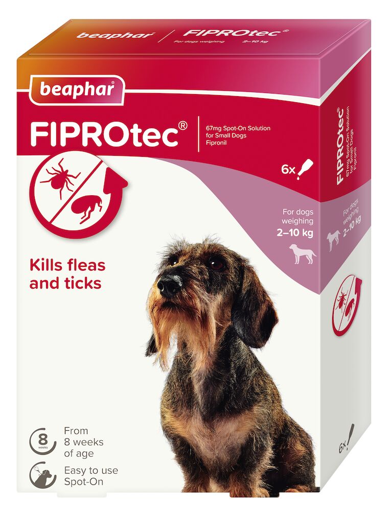 Beaphar FIPROtec Flea and Tick Spot-on (2-10kg)