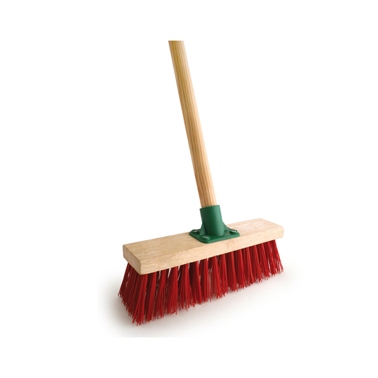 Bentley Brushes PVC Yard Broom with Fitted Handle