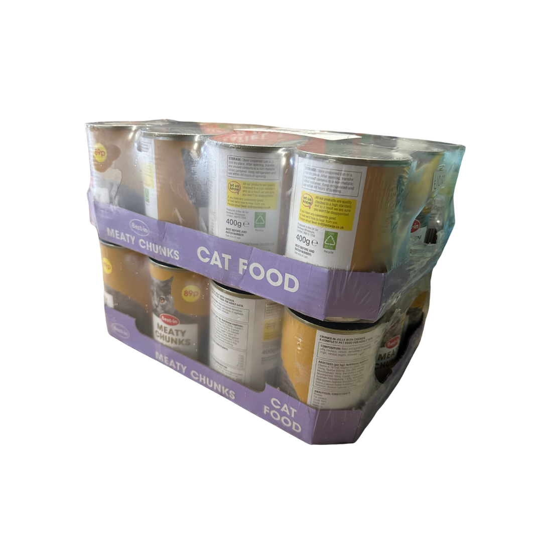 Meaty Chunks Cat Food Trays