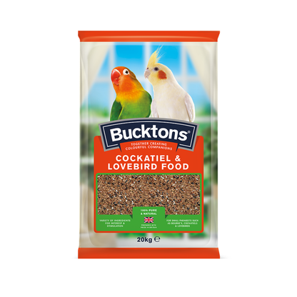 Bucktons Cockatiel & Lovebird 20kg