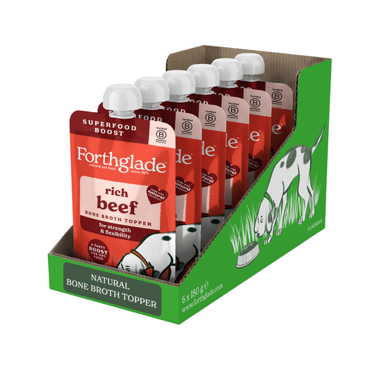 Forthglade Succulent Beef Bone Broth Topper