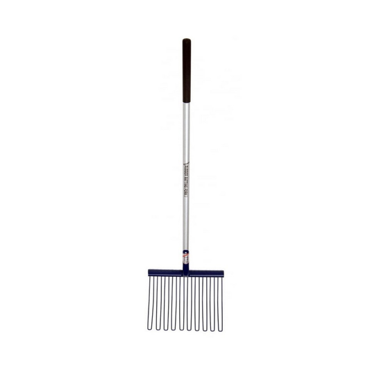 FynaLite Rubber Matting Fork with Wooden Handle