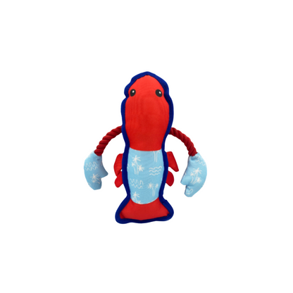 Seaside Dog Toy with Squeak and Rope