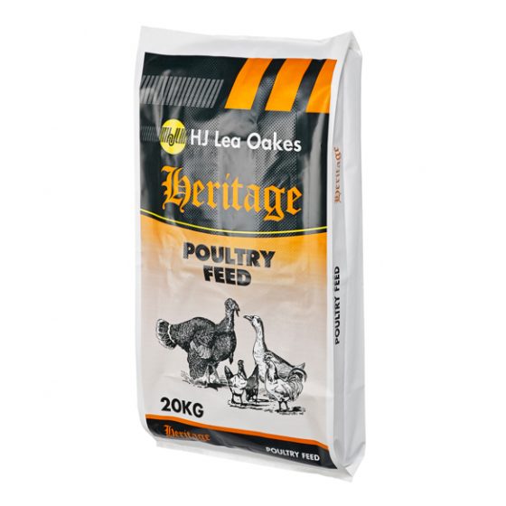 Heritage Poultry Grower/Finisher Pellets 20kg