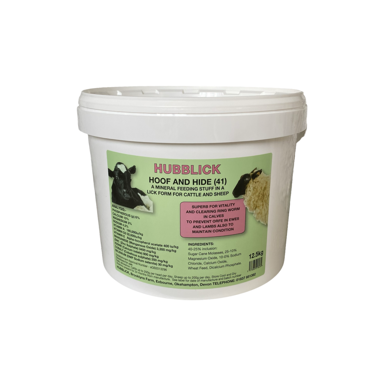 Hubblick Hoof & Hide - 12.5kg