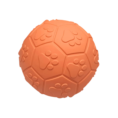 Orange Paw Print Ball