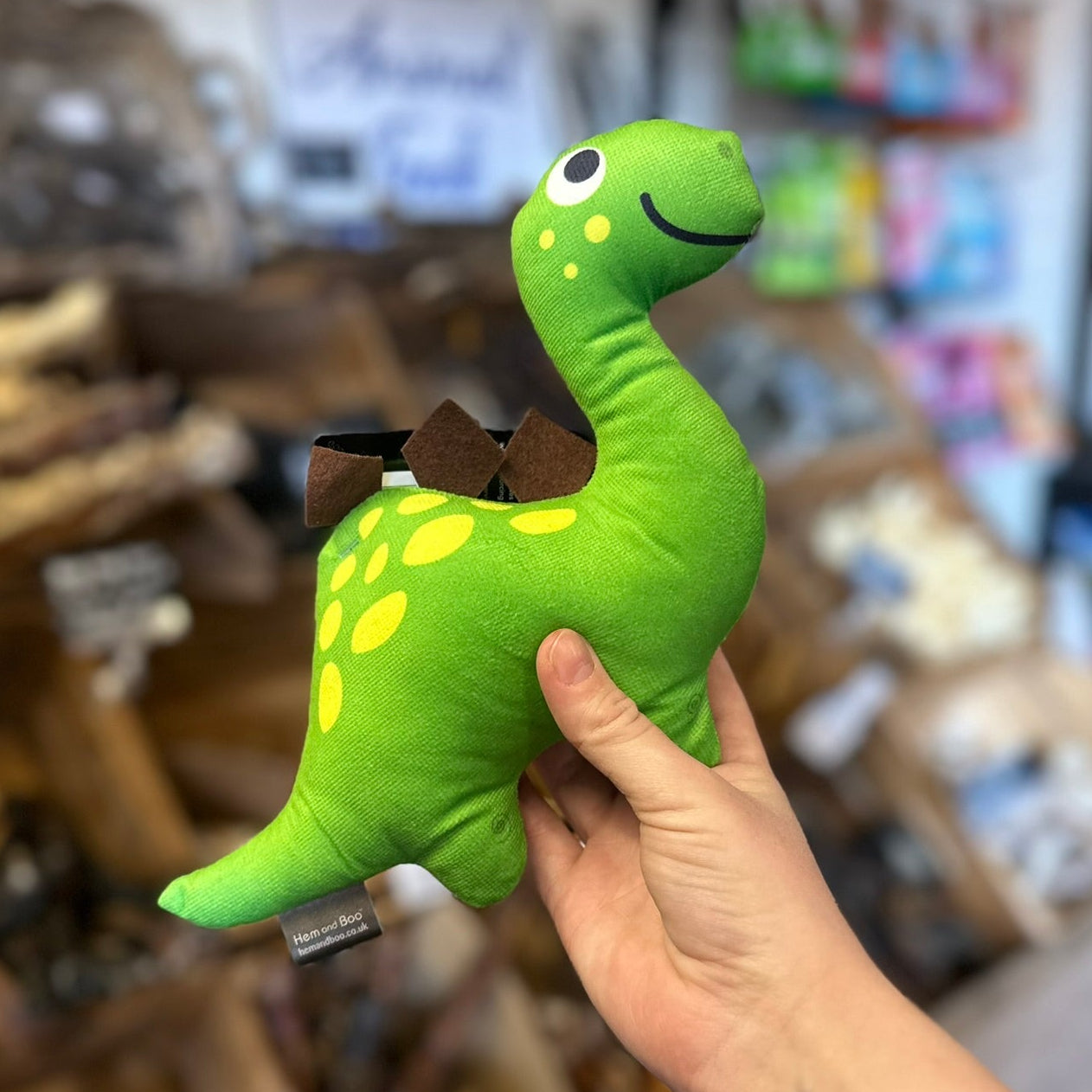 Hem & Boo Dinosaur Soft Dog Toy
