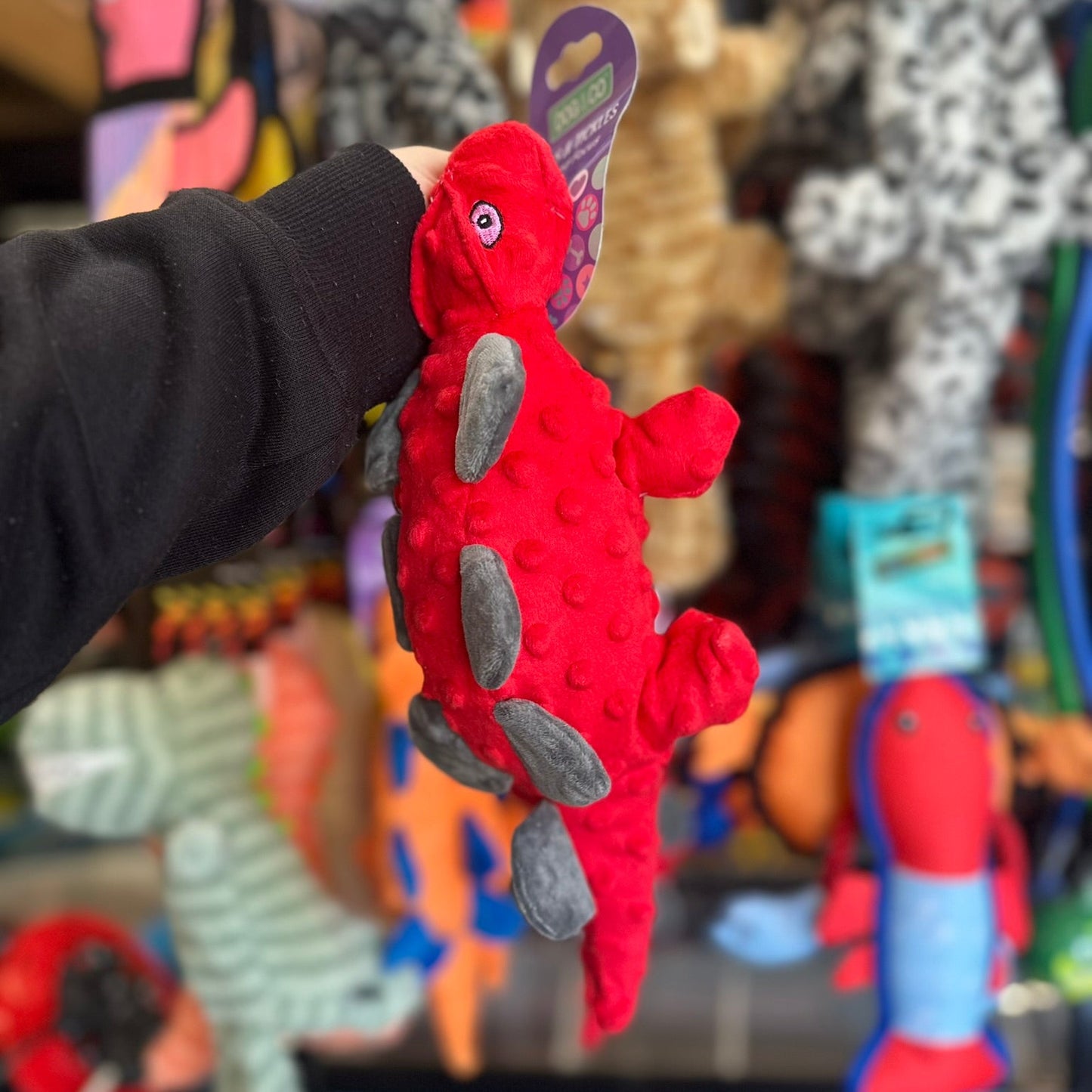 Hem & Boo Stegosaurus Dog Toy
