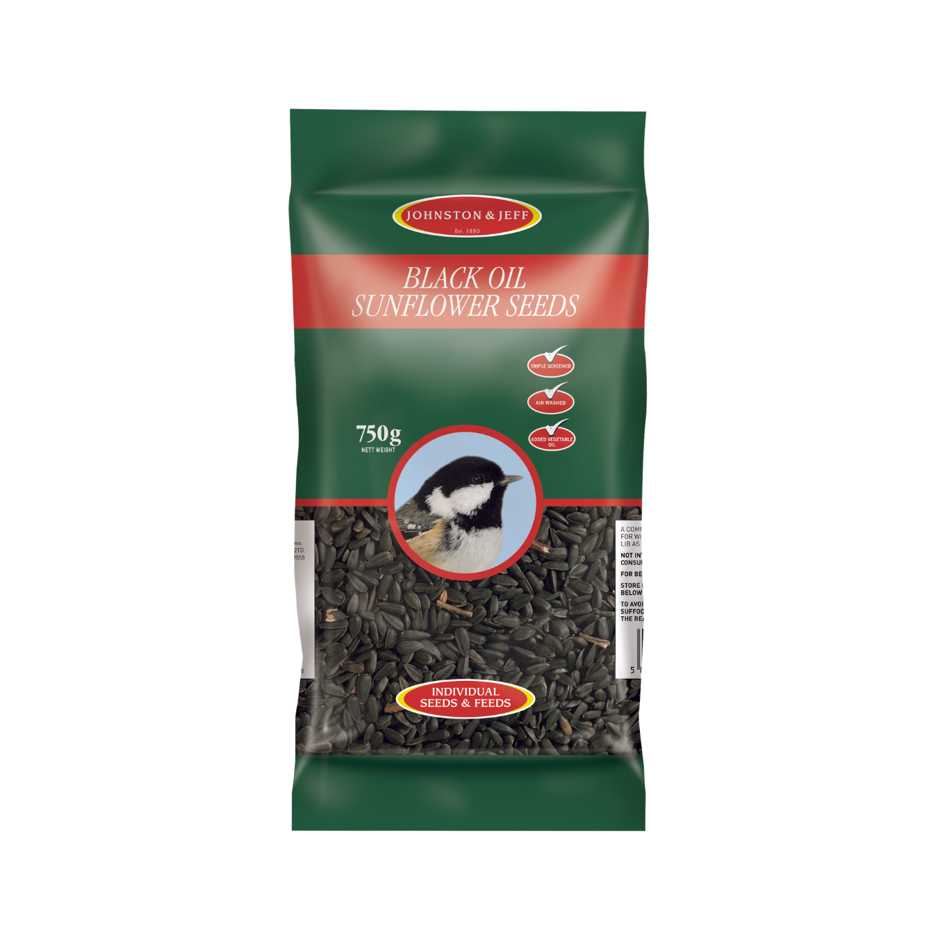 Johnston & Jeff Black Oil Sunflower Seeds