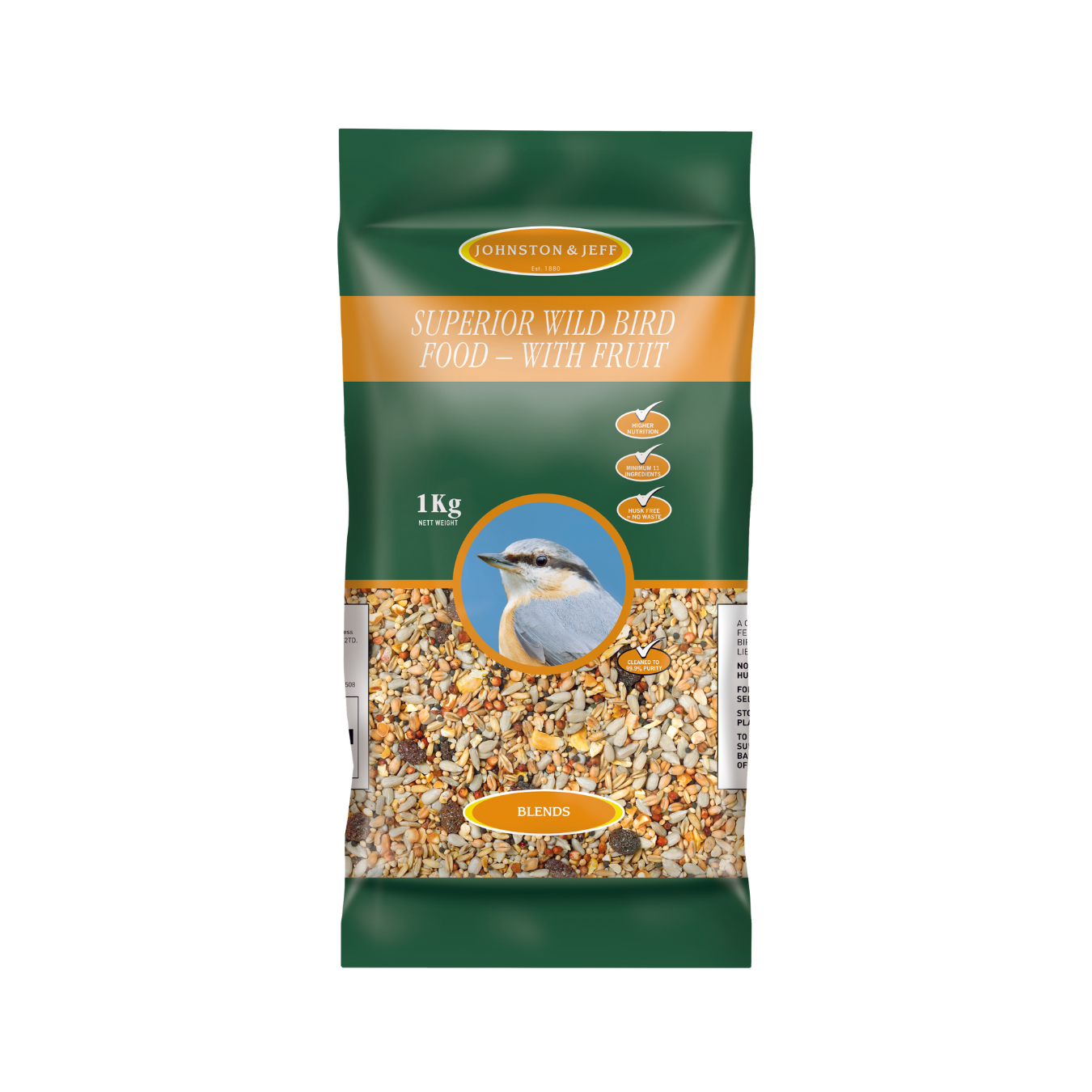 Johnston & Jeff Superior Wild Bird Food - With Fruit