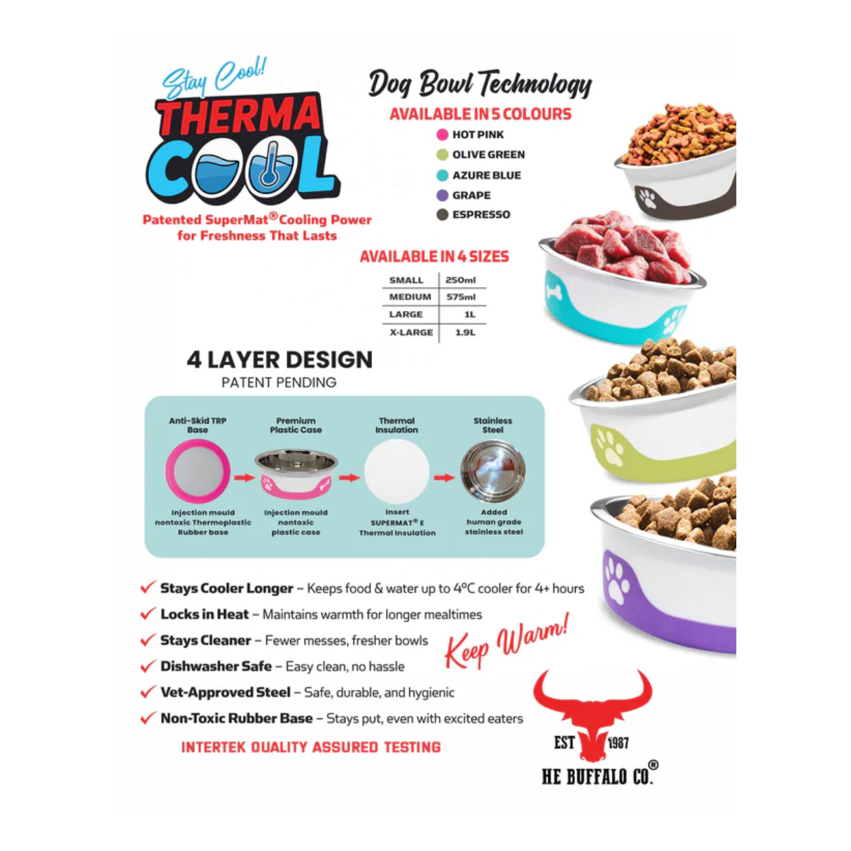 Therma Cool Pet Bowl