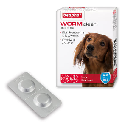 Beaphar WORMclear for Dogs upto 20kg