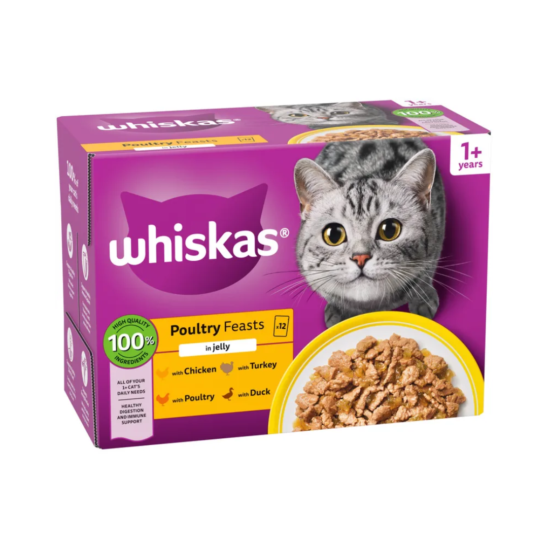 Whiskas Wet Pouches - Adult 1+