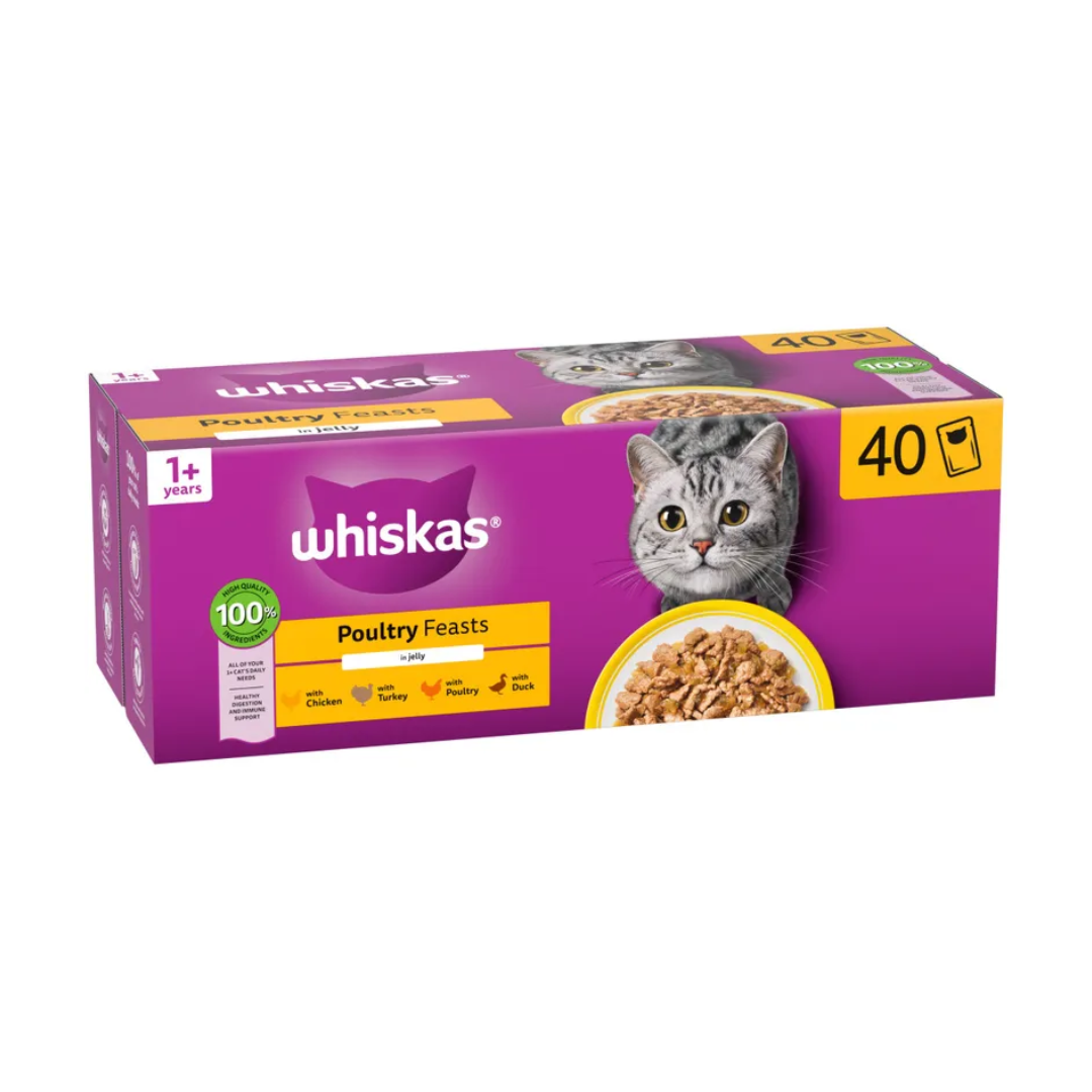 Whiskas Wet Pouches - Adult 1+