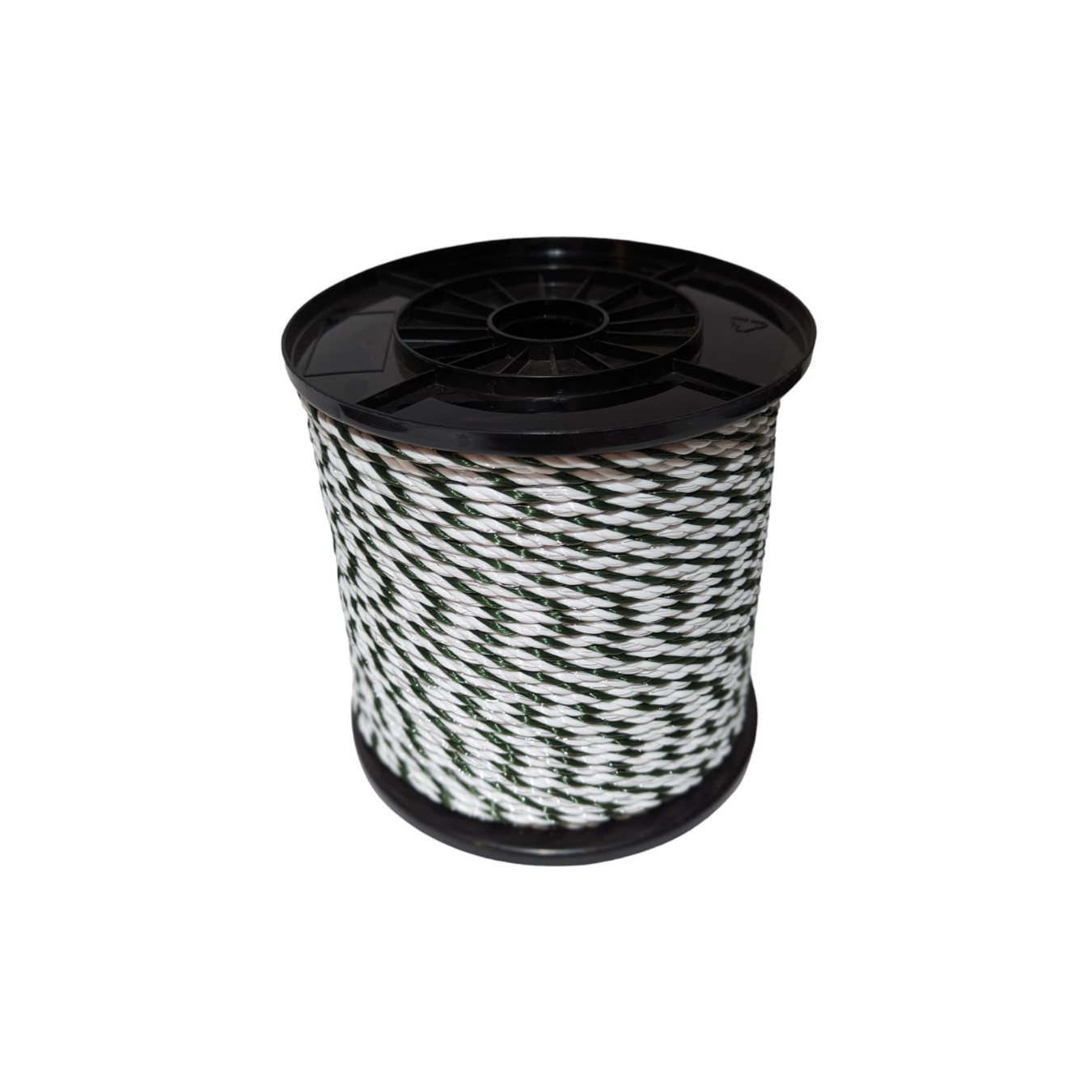 6mm White/Green Electric Fence Rope (200m or 400m)