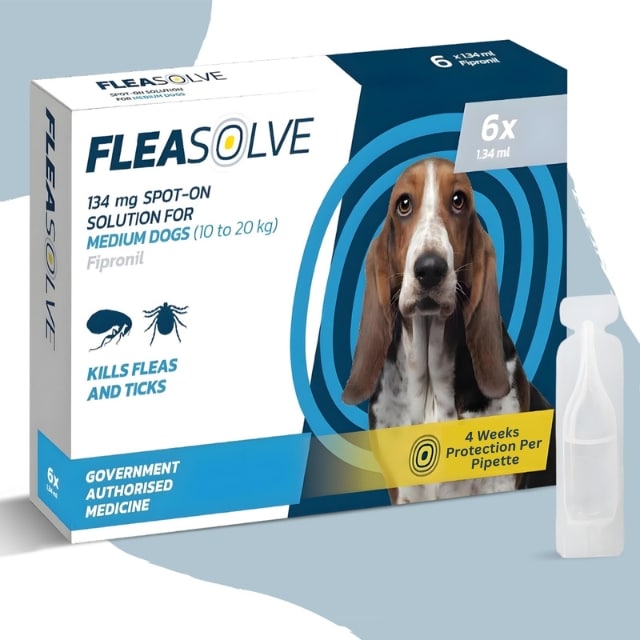 Fleasolve Medium Dog 10-20kg