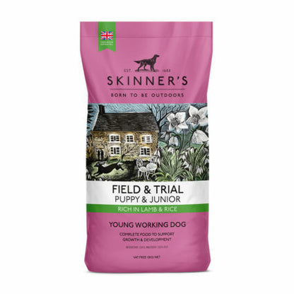 Skinners Field & Trial Puppy & Junior Rich In Lamb & Rice