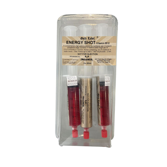 Gold Label Energy Shot 20ml Syringe x 3 Pack