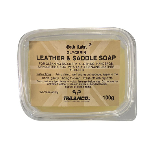 Gold Label Leather Saddle Soap 250g